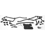 Motorcycle luggage mounting hardware for hard luggage, matte black PLR6408 Side Case