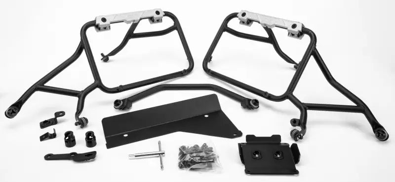PLR7411CAM motorcycle pannier racks and luggage mounting hardware for hard luggage mounting