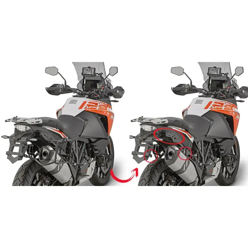 PLR7706 Side Case Hardware - Hard Luggage Mounting