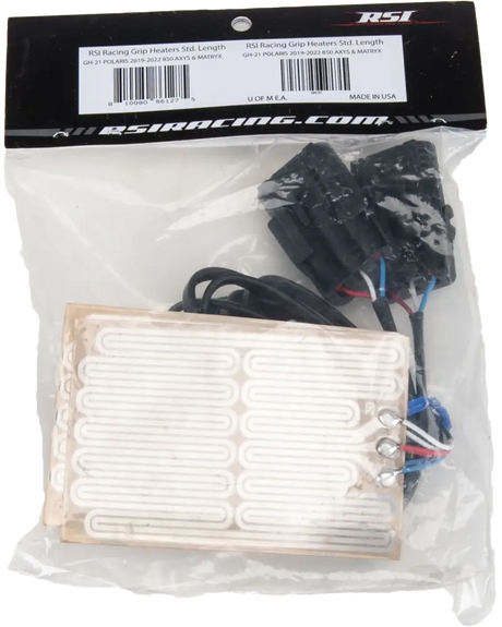 RSI Plug & Play Grip Heaters Standard Length Pol for Powersports