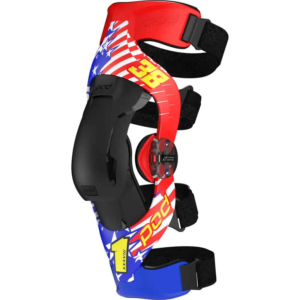 POD K4 V2.0 LE Knee Brace Guards/Braces K4027-Dble2-YTH - 2.0 PR Danger Boy Yth