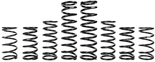 Black metal coil springs from the RZR Pro Spring Kit for 2022-2023 Fox Live seats
