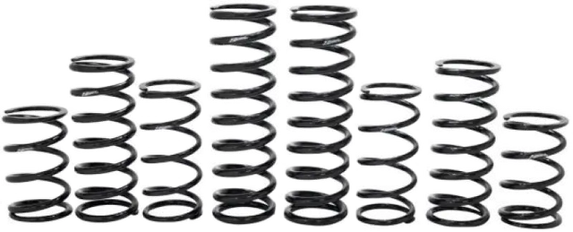 Dark coil springs from RZR Pro spring kit for 2022-2023 Walker EV 4 Seat