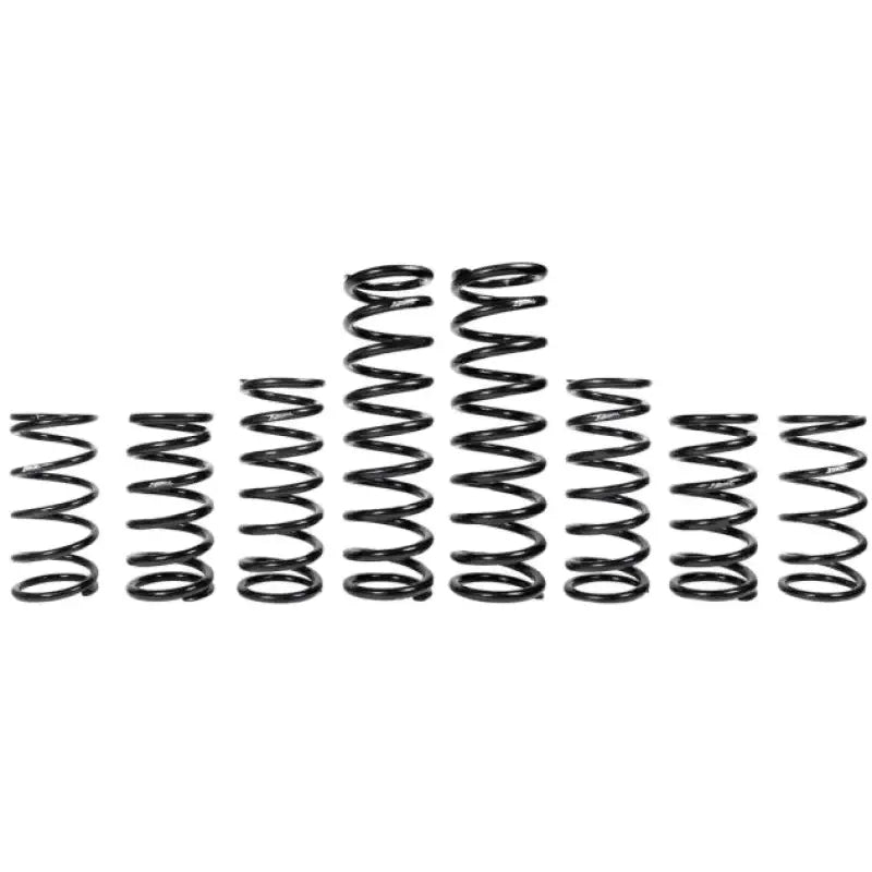 Arrangement of metal coil springs for RZR Turbo R Spring Kit 2022 2023 Fox Live 2 Seat