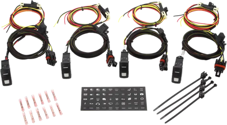 Light Duty Switch System In Cab Pulse Bar 4 Pack - XTC POWER PRODUCTS