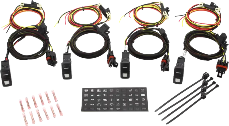Light Duty Switch System In Cab Pulse Bar 4 Pack - XTC POWER PRODUCTS