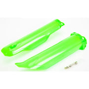 POLISPORT Fork Guards Lime Green Kaw for Powersports