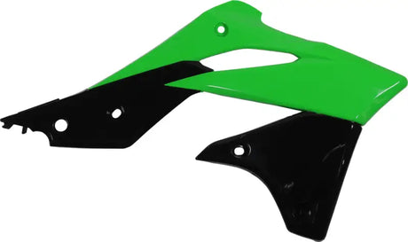 POLISPORT Radiator Shroud Green/Black for Powersports