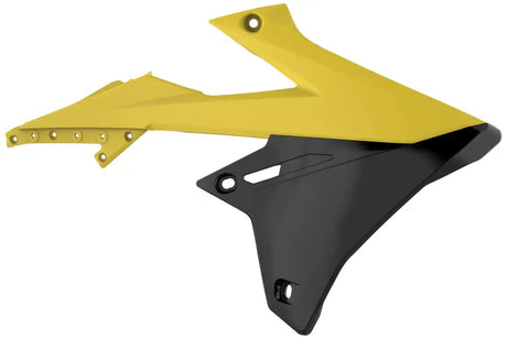 POLISPORT Radiator Shroud Yellow/Black for Powersports