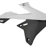 POLISPORT Radiator Shroud White/Black for Powersports