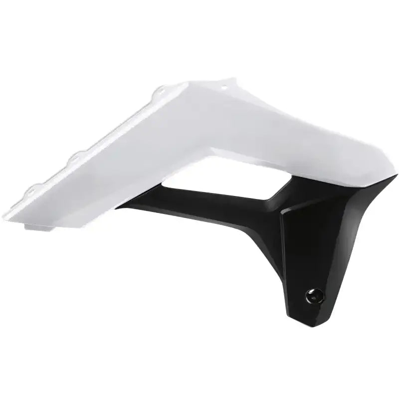 POLISPORT Radiator Scoops White/Black Sherco for Powersports
