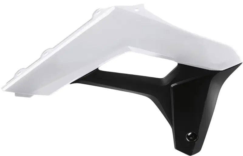 POLISPORT Radiator Scoops White/Black Sherco for Powersports