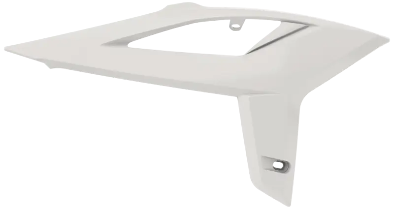 POLISPORT Radiator Scoops White Beta for Powersports