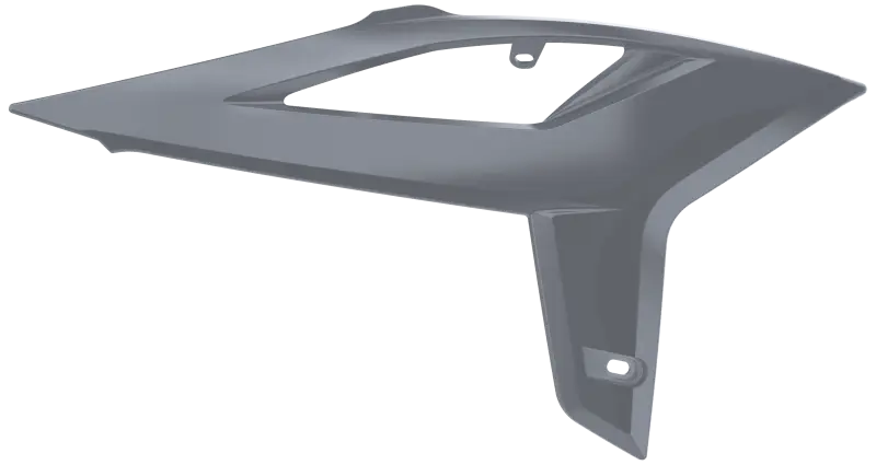 POLISPORT Radiator Scoops Nardo Grey Beta for Powersports