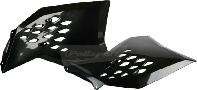 POLISPORT Radiator Shrouds Black for Powersports