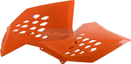 POLISPORT Radiator Shrouds Orange for Powersports