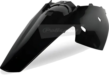 POLISPORT Rear Fender W/Panel Black for Powersports