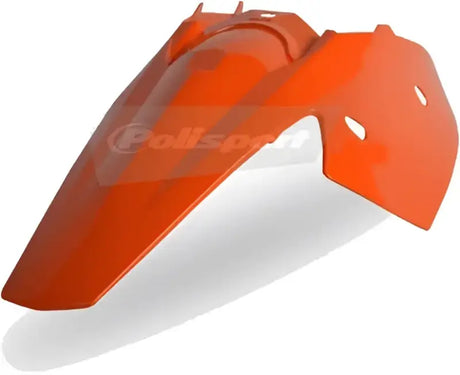POLISPORT Rear Fender W/Panel Orange for Powersports