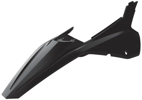 POLISPORT Rear Fender + Side Panels Black Beta for Powersports