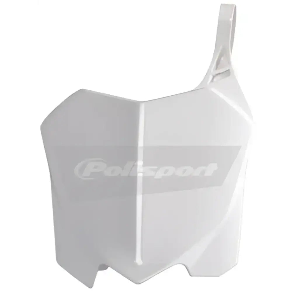 POLISPORT Front Number Plate White for Powersports