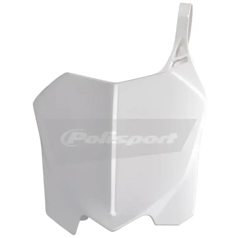 POLISPORT Front Number Plate White for Powersports