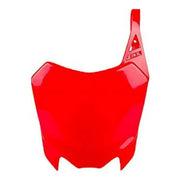 Polisport 8658800001 Front Number Plate Red 
