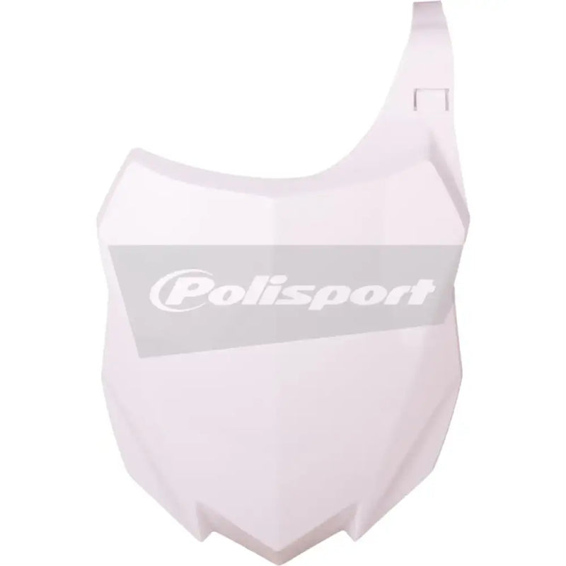 POLISPORT Front Number Plate White for Powersports