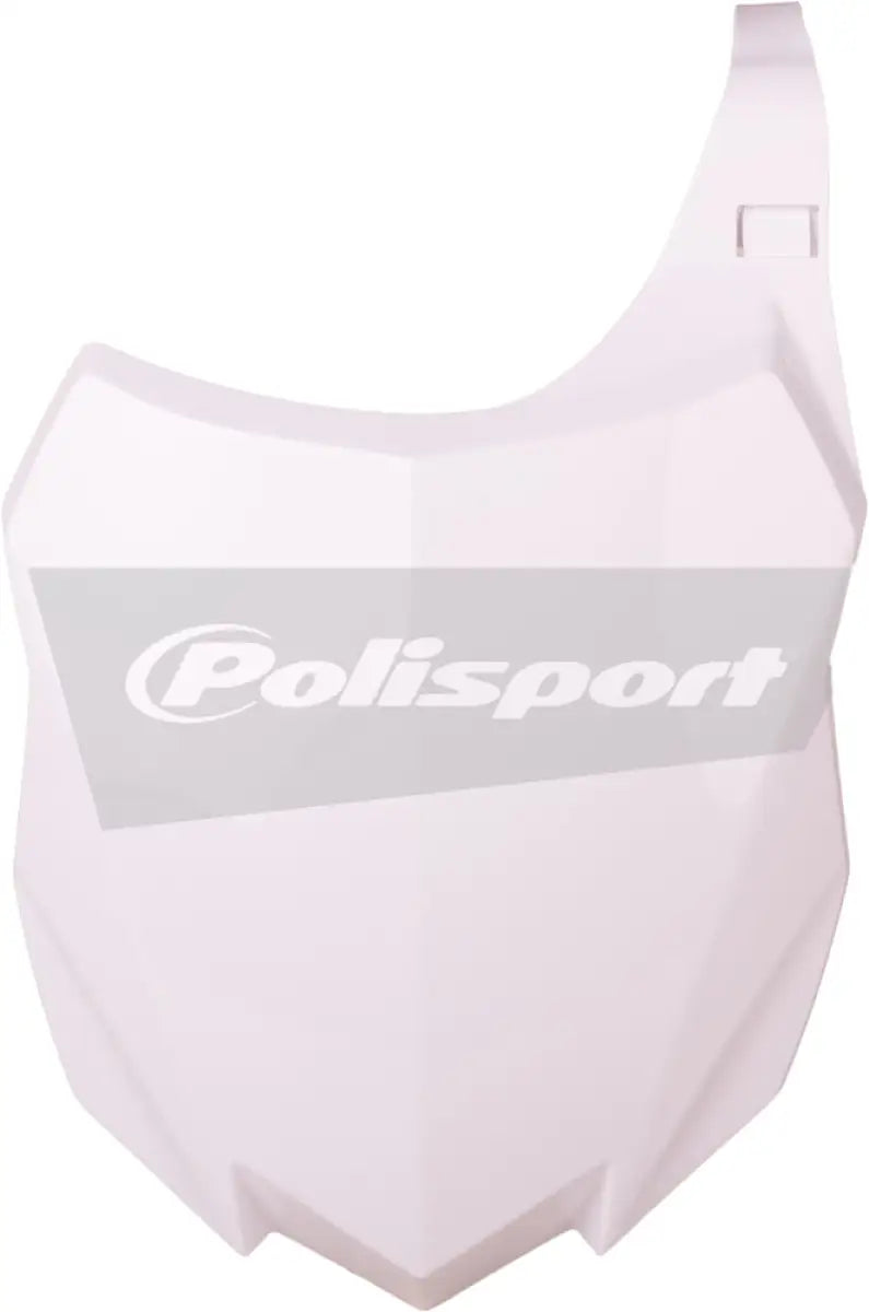 POLISPORT Front Number Plate White for Powersports