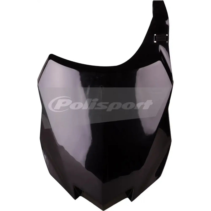POLISPORT Front Number Plate Black for Powersports