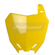 POLISPORT Front Number Plate Yellow for Powersports