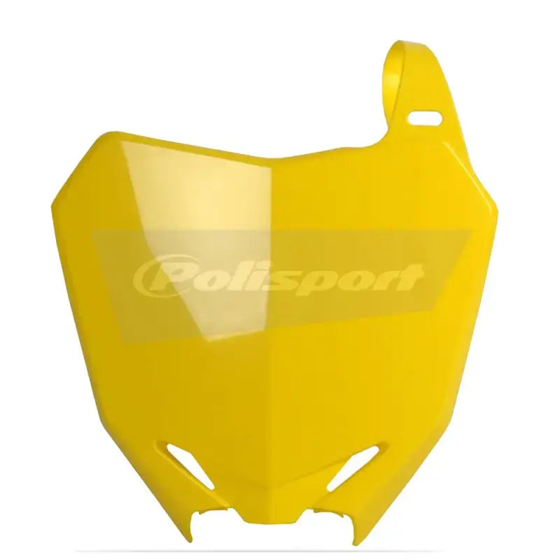 POLISPORT Front Number Plate Yellow for Powersports