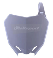 POLISPORT Front Number Plate White for Powersports