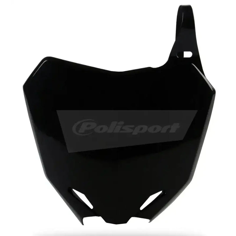 POLISPORT Front Number Plate Black for Powersports