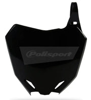 POLISPORT Front Number Plate Black for Powersports