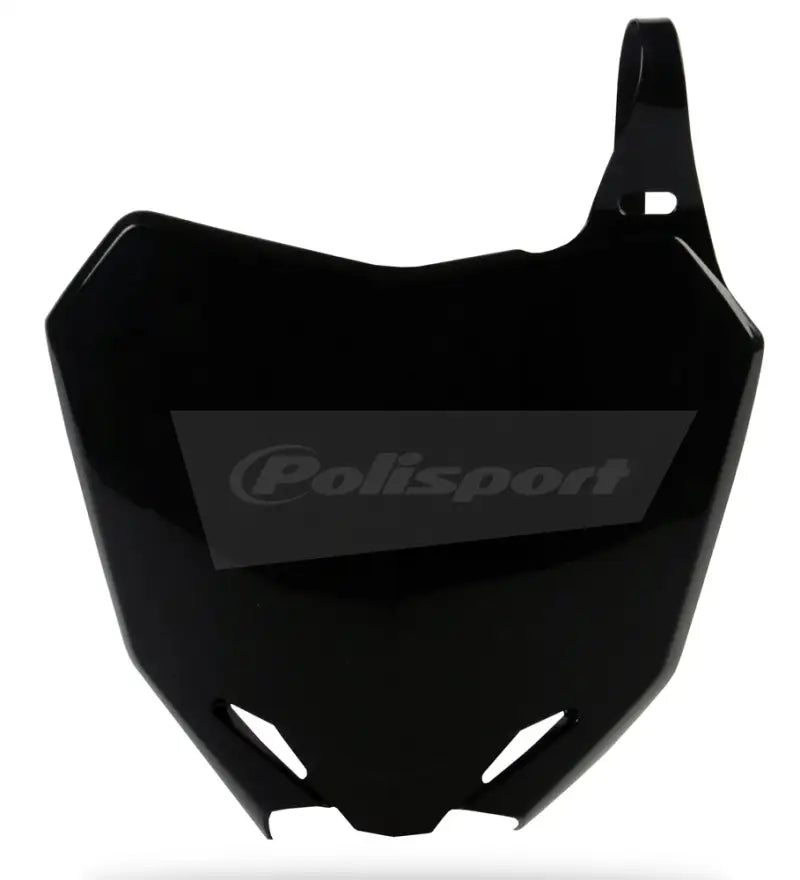 POLISPORT Front Number Plate Black for Powersports