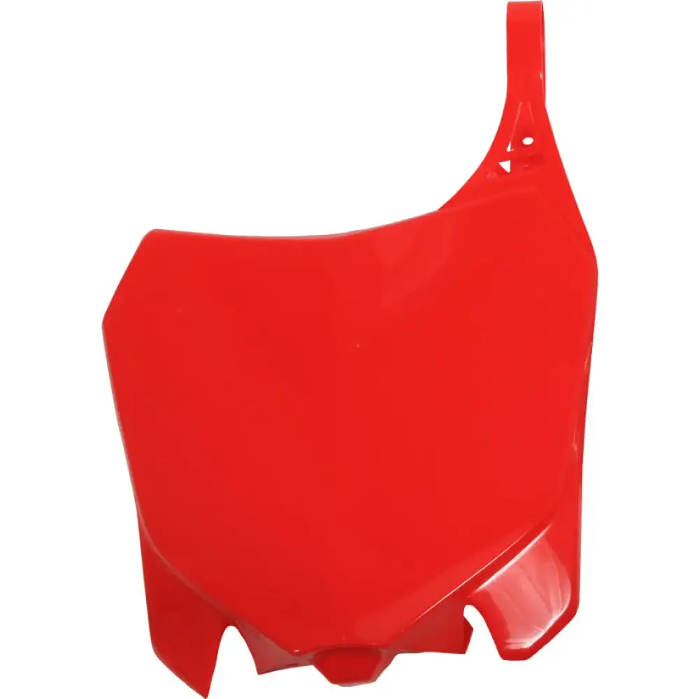 POLISPORT Front Number Plate Red for Powersports
