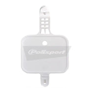 POLISPORT Front Number Plate White for Powersports