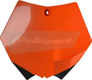POLISPORT Front Number Plate Orange for Powersports