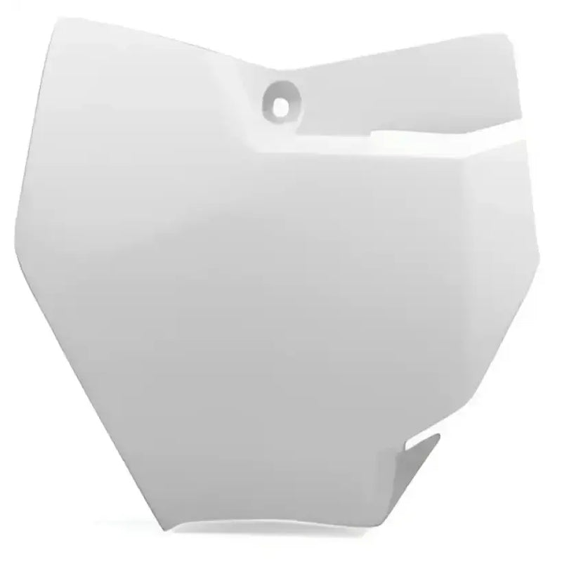 POLISPORT Front Number Plate White for Powersports