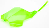 POLISPORT Number Plate Lime Green Kaw for Powersports