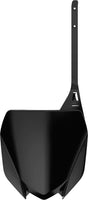 POLISPORT Front Number Plate Black for Powersports