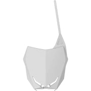 POLISPORT Front Number Plate White for Powersports