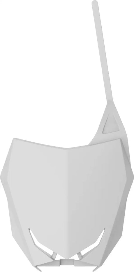 POLISPORT Front Number Plate White for Powersports