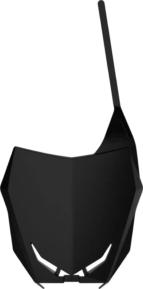 POLISPORT Front Number Plate Black for Powersports