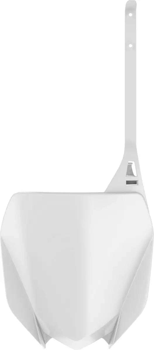 POLISPORT Front Number Plate White for Powersports