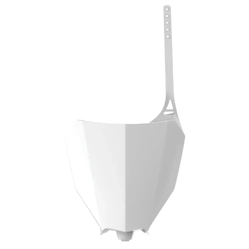POLISPORT Front Number Plate White for Powersports