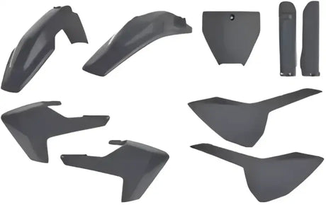 Polisport 8666500005 Front Number Plate Hus Nardo Grey/Black - Body