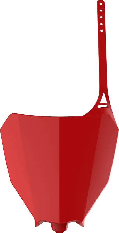 POLISPORT Front Number Plate Red for Powersports