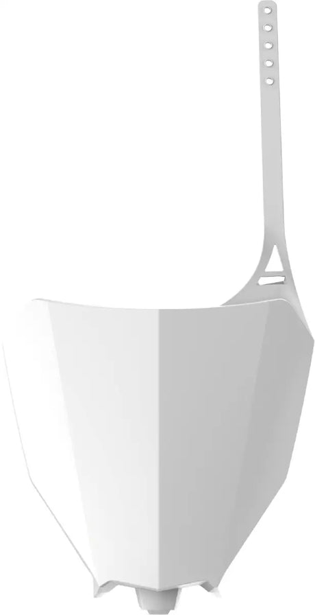 POLISPORT Front Number Plate White for Powersports