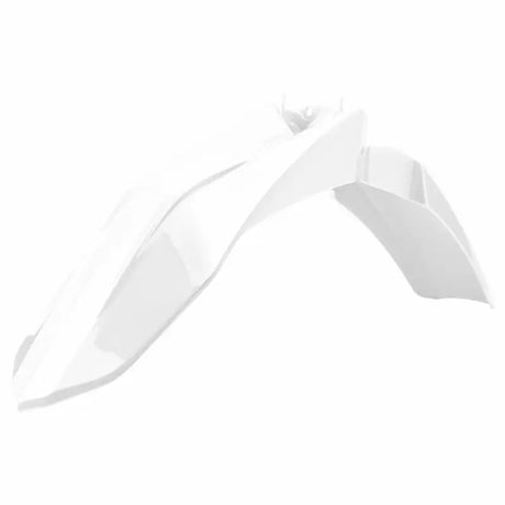 POLISPORT Front Fender White Gas for Powersports